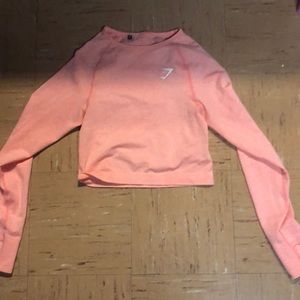 Gymshark seamless coral crop